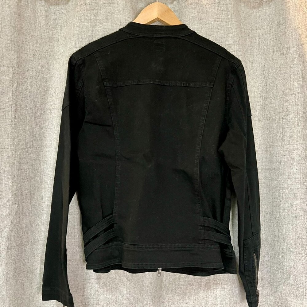 JAG Black Zipper Moto Jacket - Picture 7 of 9